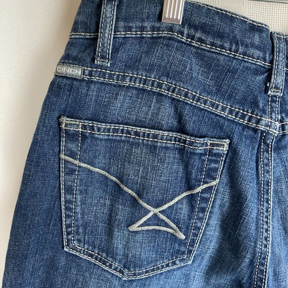 Cinch Womens Jenna Stretch Mid Rise SlimFit Boot Cut Denim Jeans Size 30/9 - Picture 13 of 15